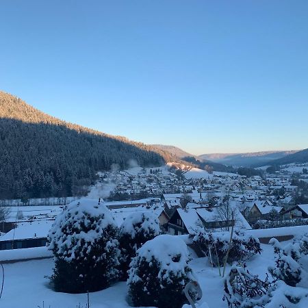 Appartement Mit Herrlicher Aussicht Uebers Murgtal Baiersbronn Exterior foto