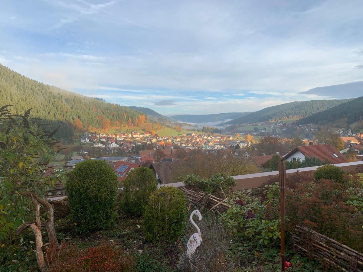 Appartement Mit Herrlicher Aussicht Uebers Murgtal Baiersbronn Exterior foto