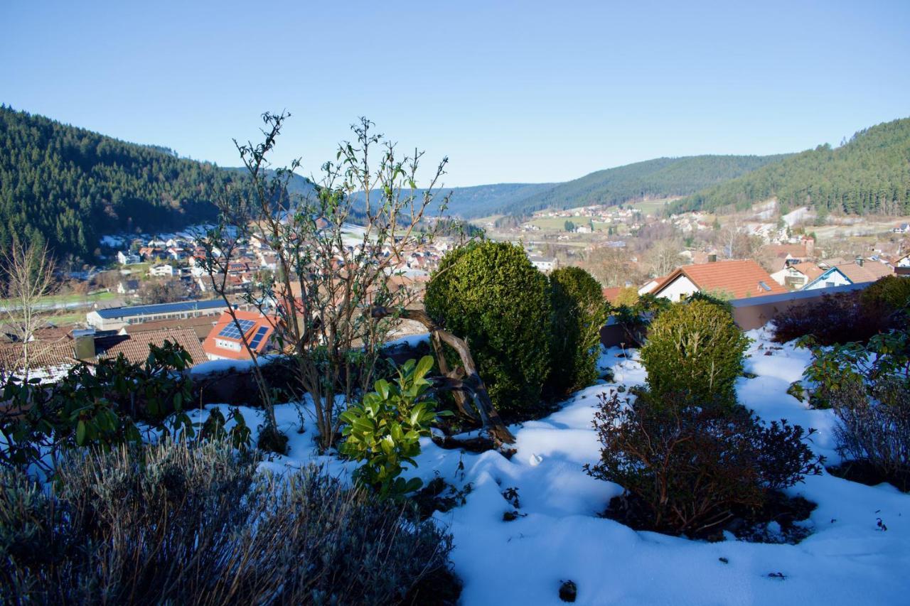 Appartement Mit Herrlicher Aussicht Uebers Murgtal Baiersbronn Exterior foto