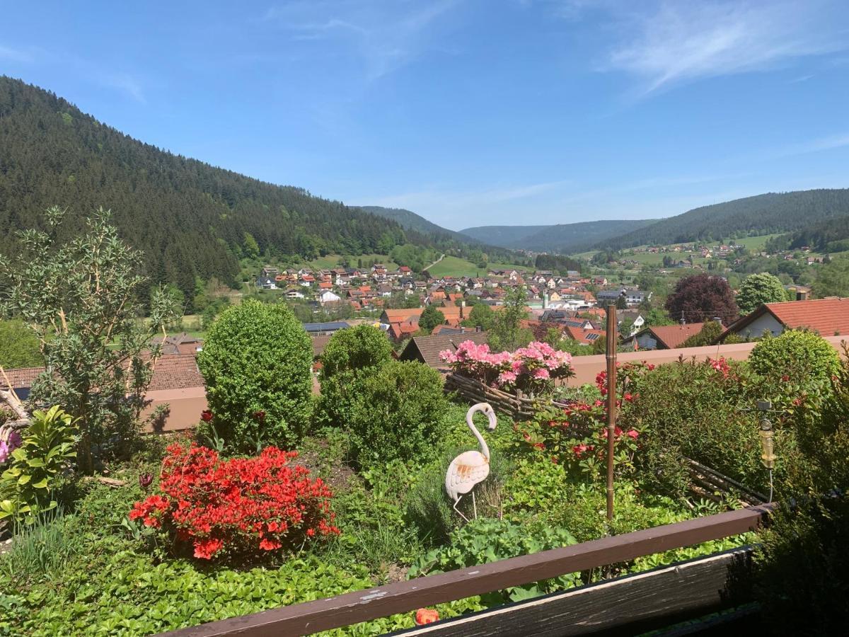 Appartement Mit Herrlicher Aussicht Uebers Murgtal Baiersbronn Exterior foto