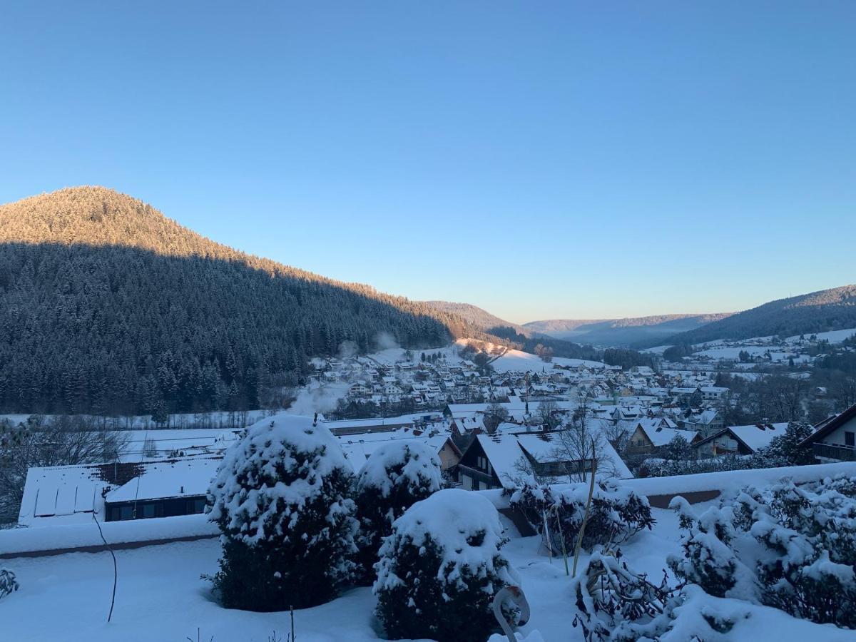 Appartement Mit Herrlicher Aussicht Uebers Murgtal Baiersbronn Exterior foto